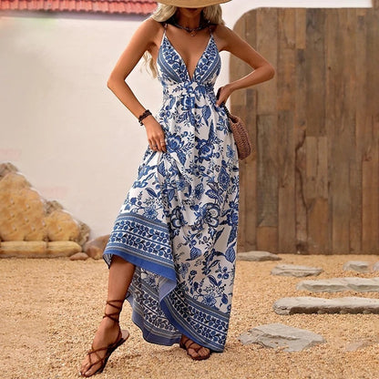 Solflora Strappy Backless Maxi