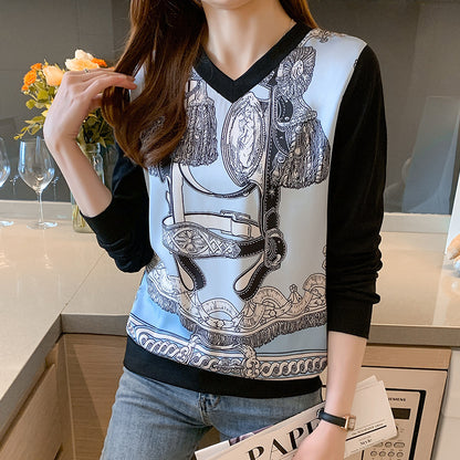 ArtistryPatch Long Sleeve Pullover