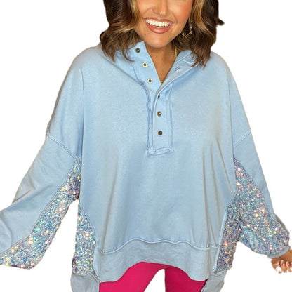 GlitzHaven Patchwork Sweater