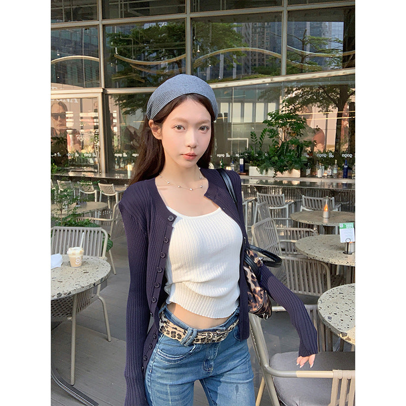 KnitEase Layered Cardigan
