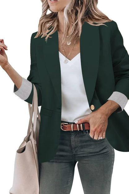 ChicCrest Buttoned Cardigan Blazer