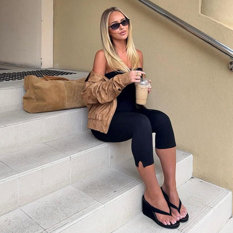 Celvara Strapless Flow Jumpsuit