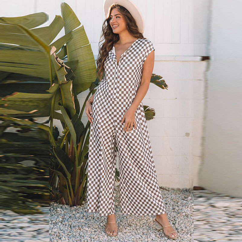 VogueLuxe™ Wide-Leg Jumpsuit