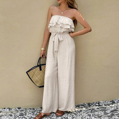 Sunset Ruffle Muse Jumpsuit