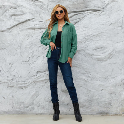 AmeriCord Loose Shirt Jacket