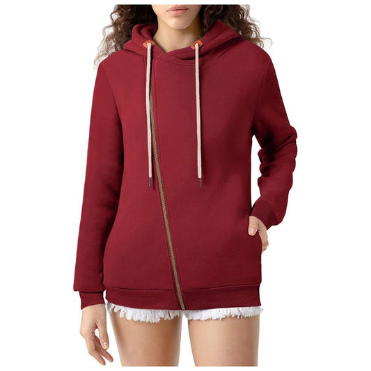 ZipEase Solid Hoodie