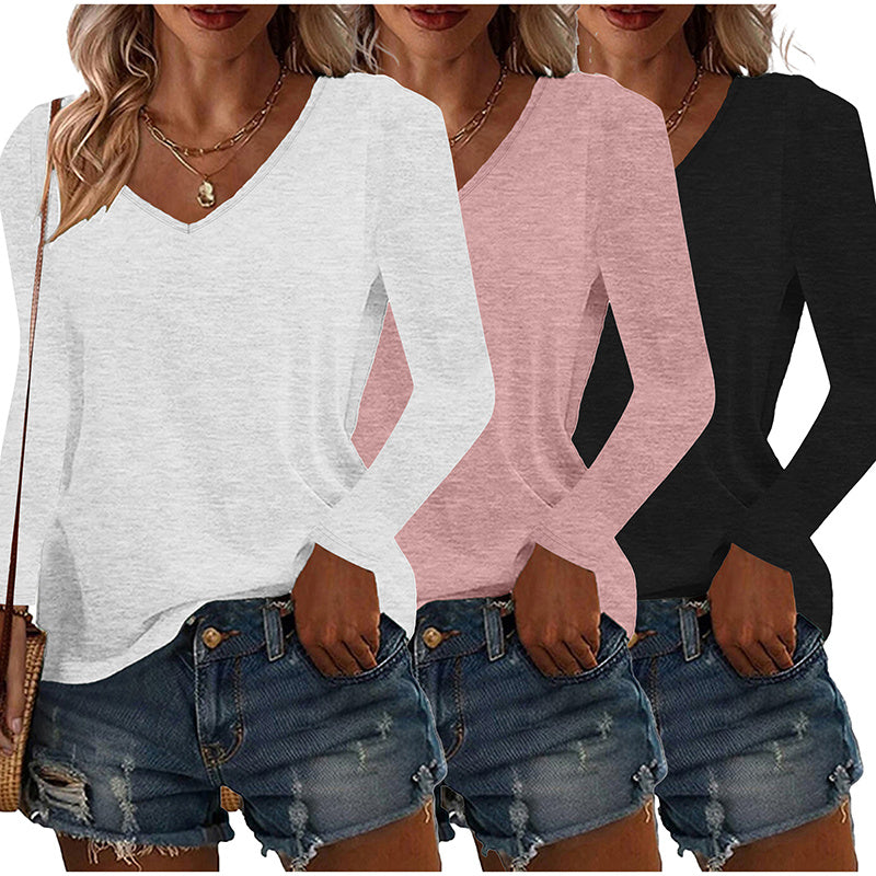AutumnEase Trio V-Neck Set