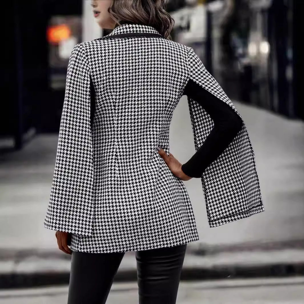 ElegaSplit Tailored Suit Jacket