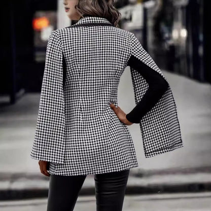 ElegaSplit Tailored Suit Jacket