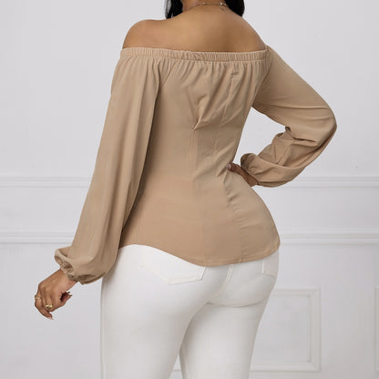 One-Shoulder Contour Top