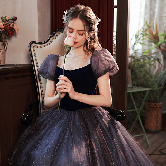 Azure Opaline Gown