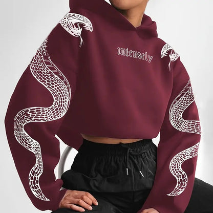 RetroVibe Printed Hoodie
