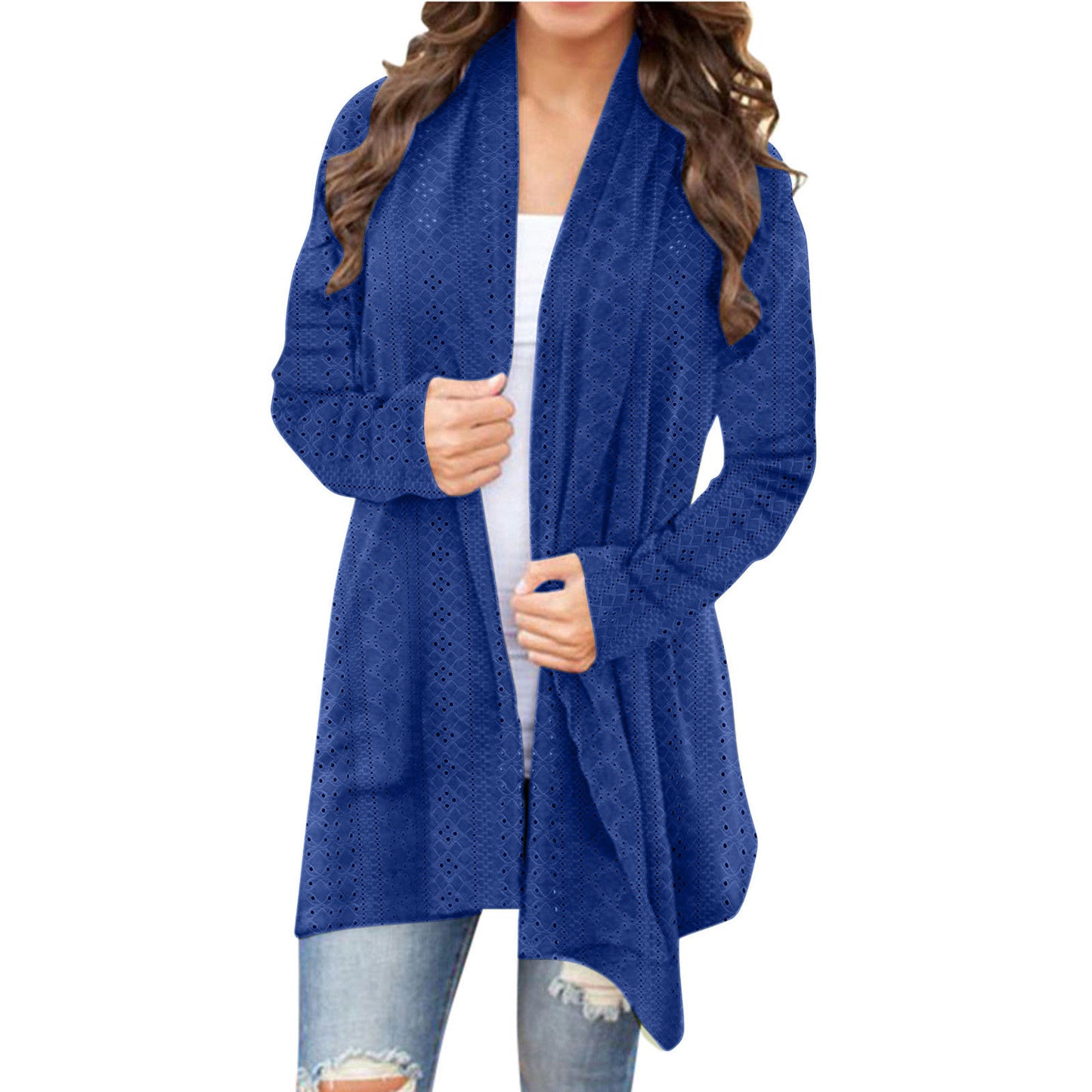 FlowEase Irregular Cardigan