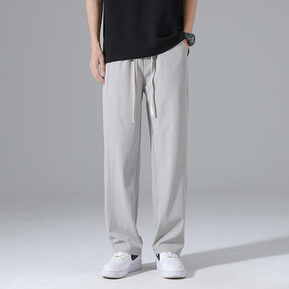 Men's Summer Thin Ice Silk Casual Pants