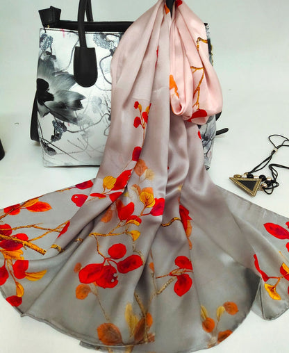 Ladies Fashion High-end Silk Scarf Shawl