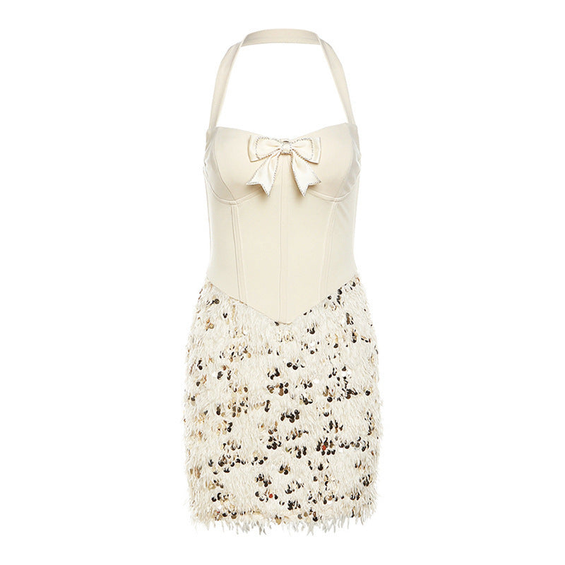 : Strazé Noir Halter Mini