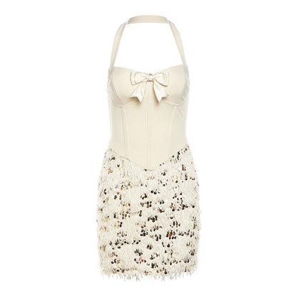 : Strazé Noir Halter Mini