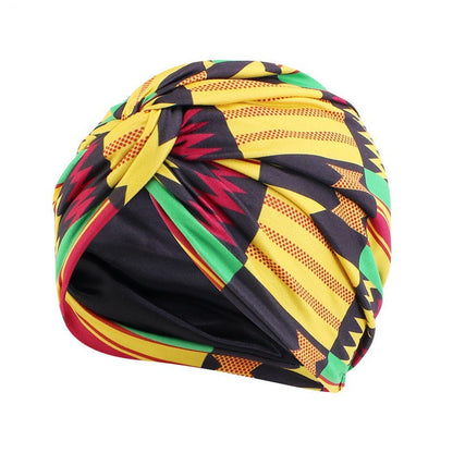 Simulated Silk Lined Cross Twisted Hat