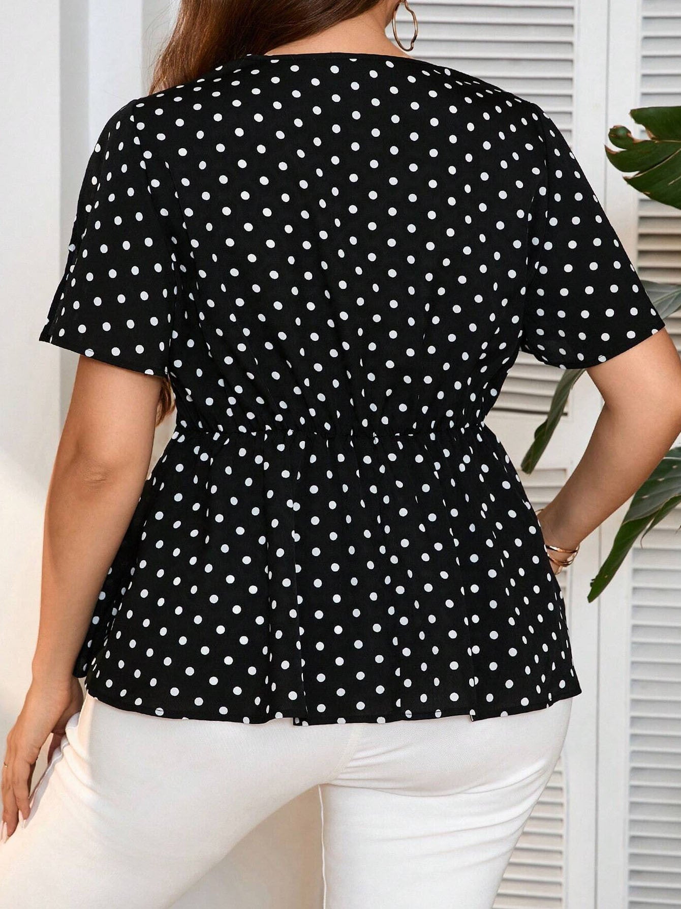 Dotelle Grace Polka Blouse