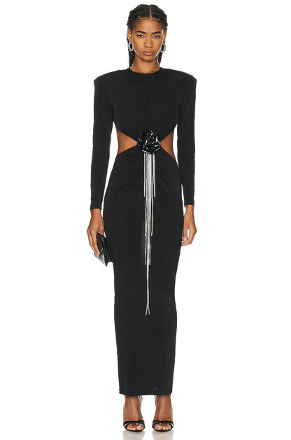 Midnight Bloom Elegance Dress
