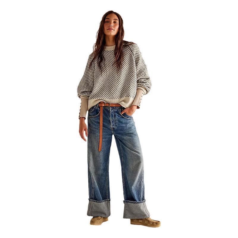 WovenWhim Jacquard Knit Sweater