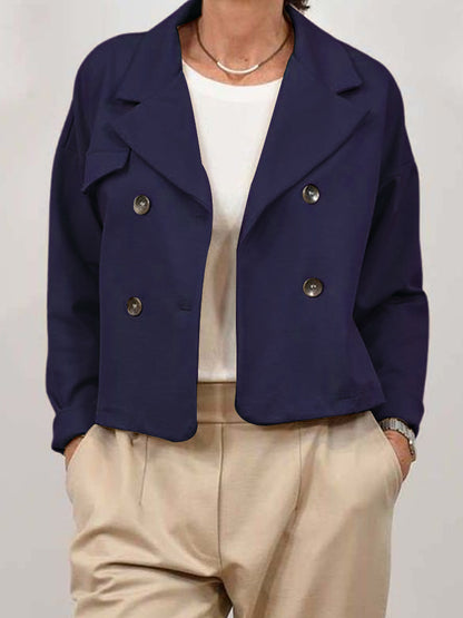 ÉlanChic Double-Breasted Blazer