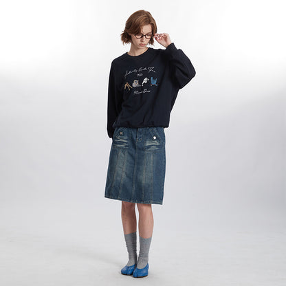 StitchEra™ Retro Embroidered Sweater