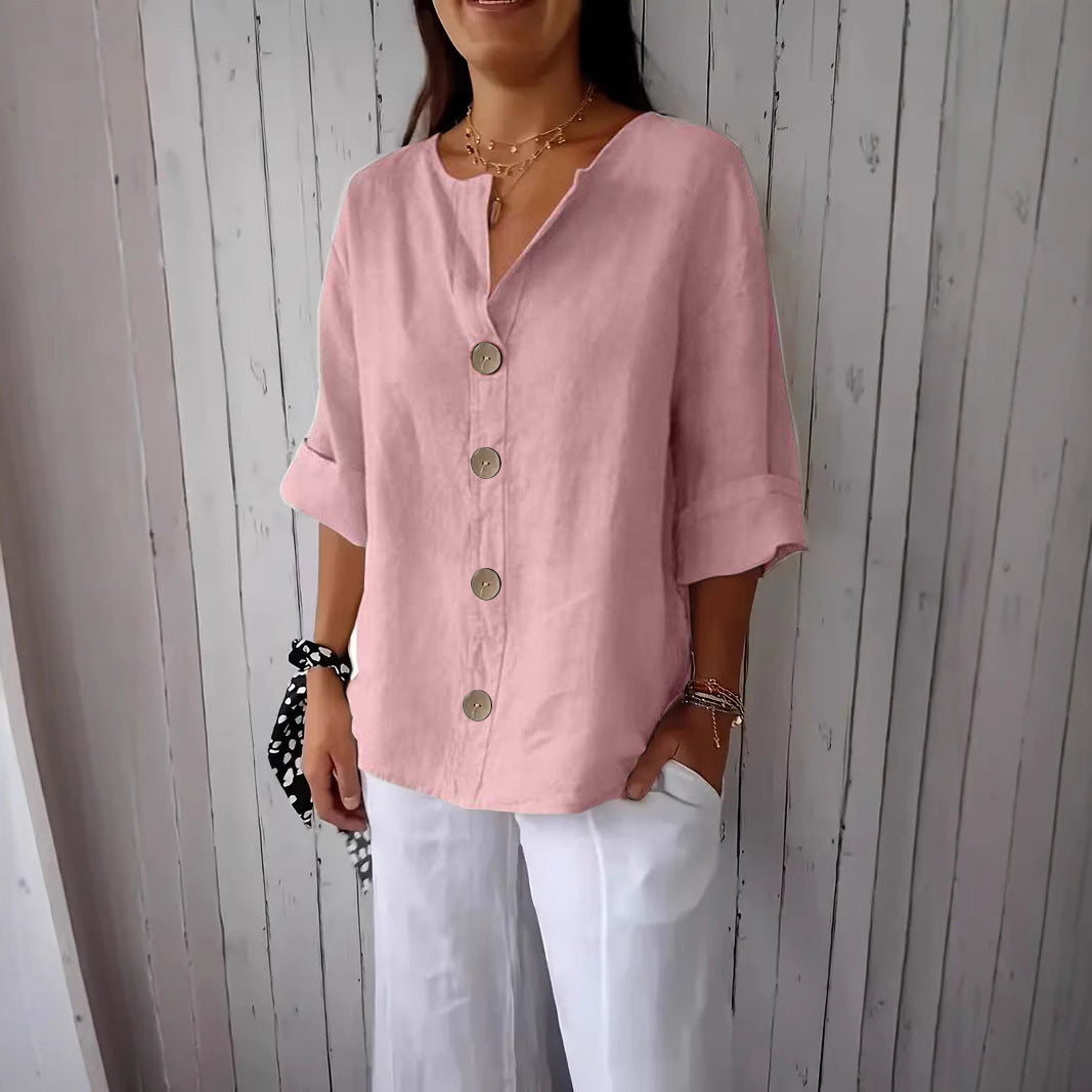 The BreezyVerve V-Neck Top