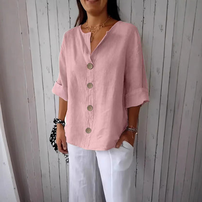 The BreezyVerve V-Neck Top