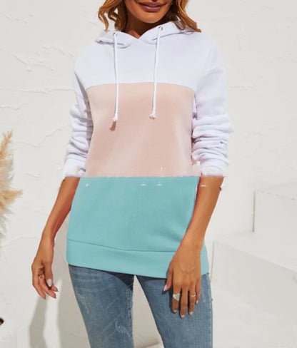 ColorWeave Horizon Hoodie