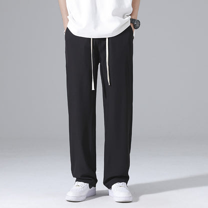Men's Summer Thin Ice Silk Casual Pants