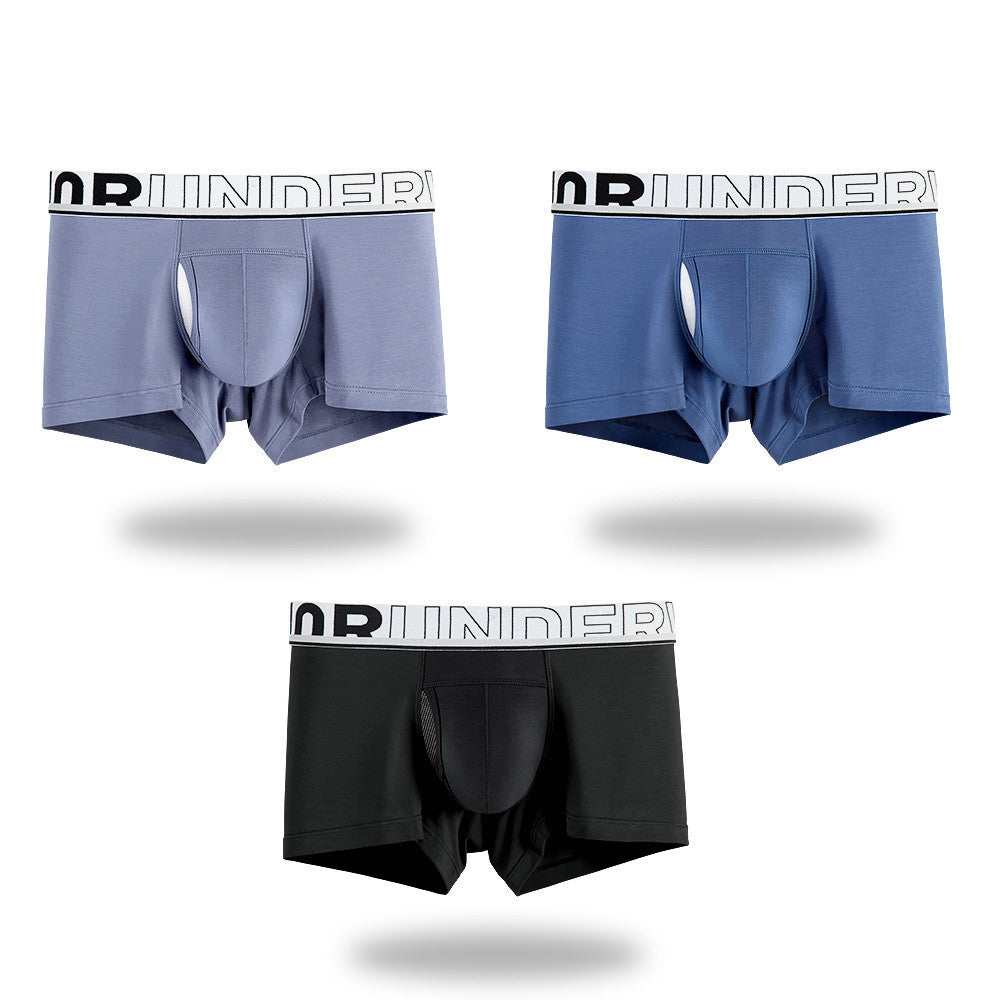 Silk Antibacterial Mesh Xia Bing Silk Breathable Modal Panties