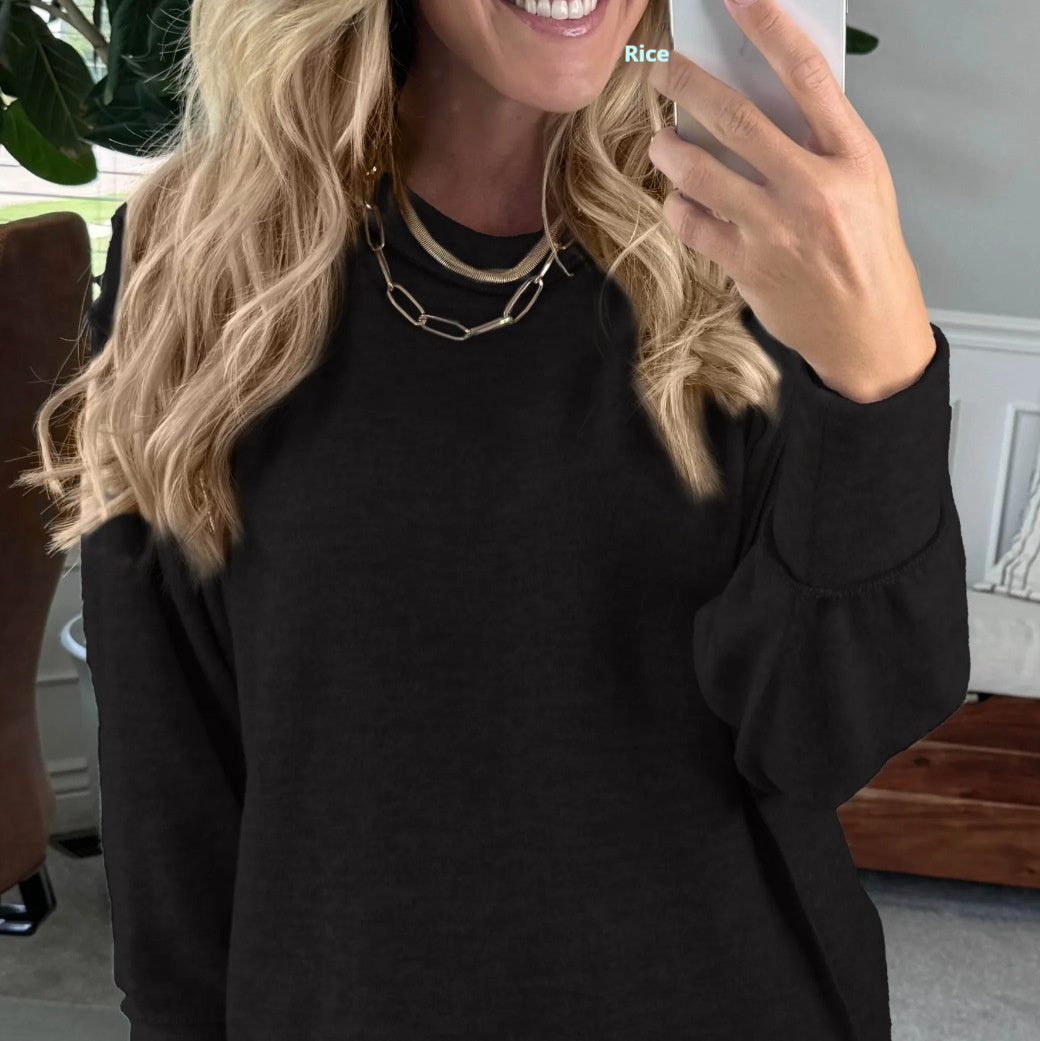 EverydayEase Round Neck Hoodie