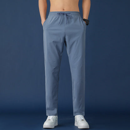 Ice Silk Pants Men's Thin Casual Sports Pants