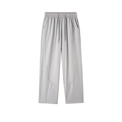 Men's Summer Thin Ice Silk Casual Pants