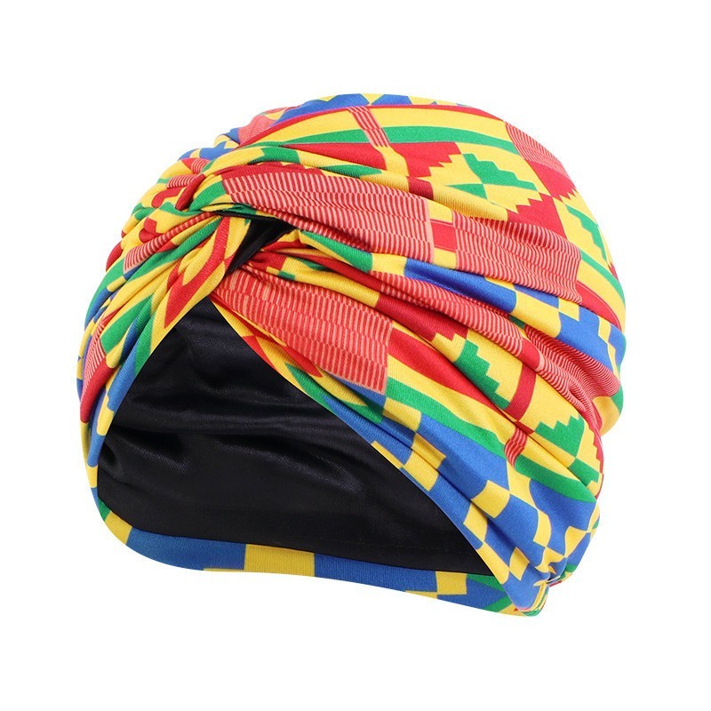 Simulated Silk Lined Cross Twisted Hat