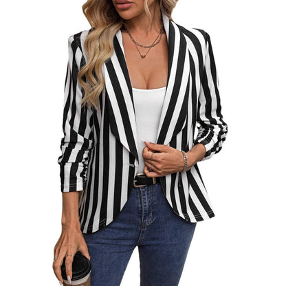 Autumn Elegance Slim Suit Jacket