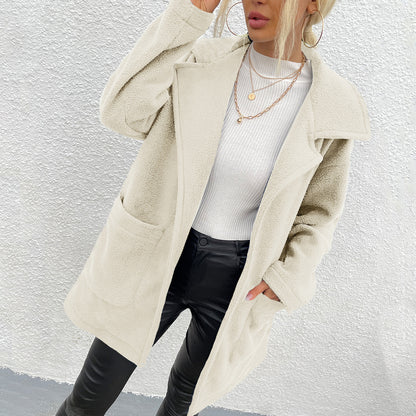 CozyReign Double-Sided Fleece Coat