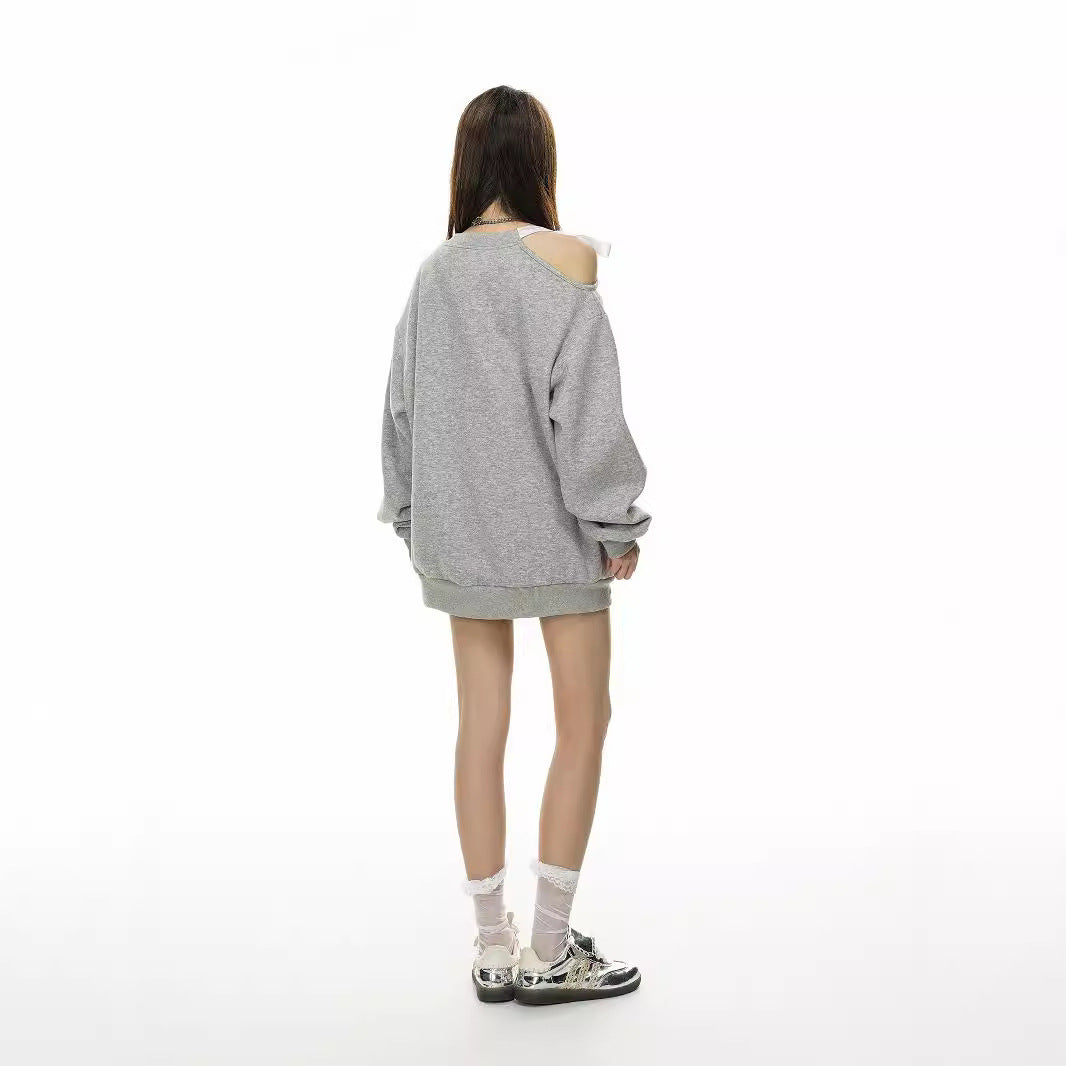 PrintEase™ Relaxed Round-Neck Sweater