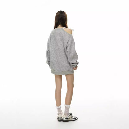 PrintEase™ Relaxed Round-Neck Sweater