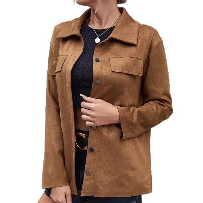 LuxeForm Leather Cardigan