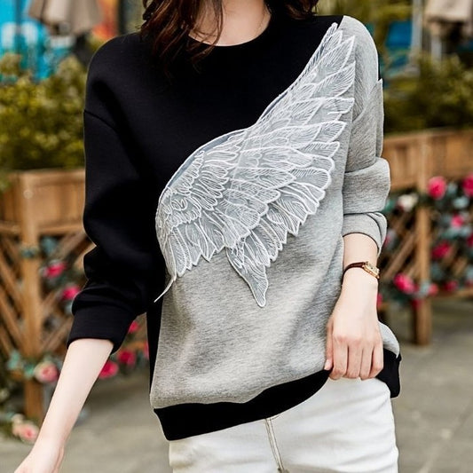 WingCraze Patchwork Sweater