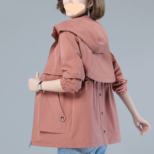 ChicEase Hooded Trench Coat