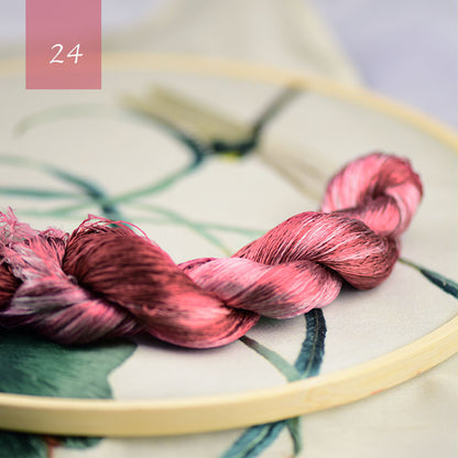 Famous Ancient Embroidery Art Silk Gradient Embroidery Line