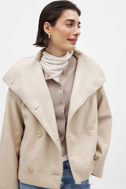 DualLuxe Woolen Coat