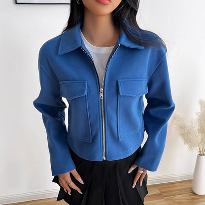 FrostLuxe Zip-Up Jacket