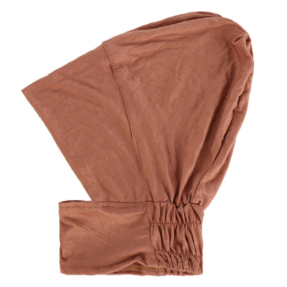 Solid Color Elastic Silk Cotton Four Season Pullover Hat
