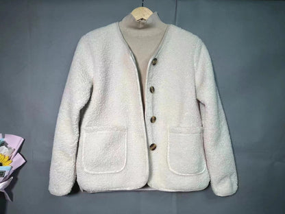 LuxeFleece Round Neck Coat