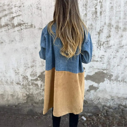 DenimEdge Mid-length Coat