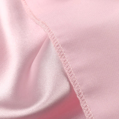 Lace Sling Bra Simulated Silk Pants Comfortable Sleep Underwear